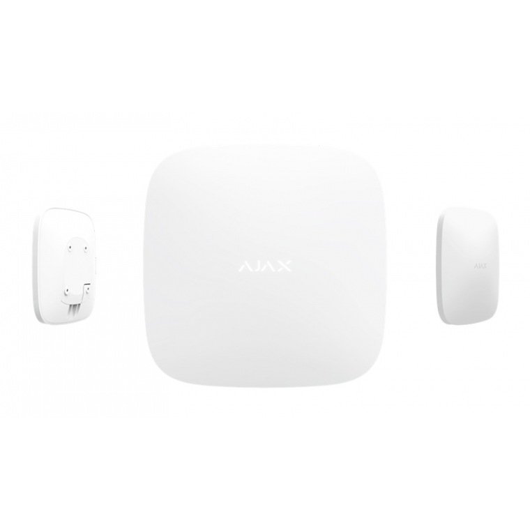 Kit d'alarme professionnelle 3G/LAN AJAX ( HUB + DETECTEURS + TELECOMANDE +  CLAVIER + SIRENE INTERIEURE)